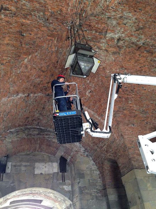 fixing the sensor