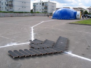 exhibition view: Parking, CAC Bretigny - 2004